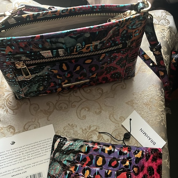 Brahmin Vida- Stampede Melbourne Purse - Picture 3 of 7